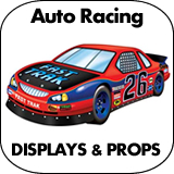 Auto Racing Cardboard Cutout Standup Props