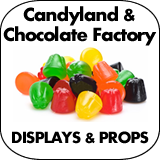 Candyland & Chocolate Factory Cardboard Cutouts
