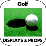 Golf Cardboard Cutout Standup Props