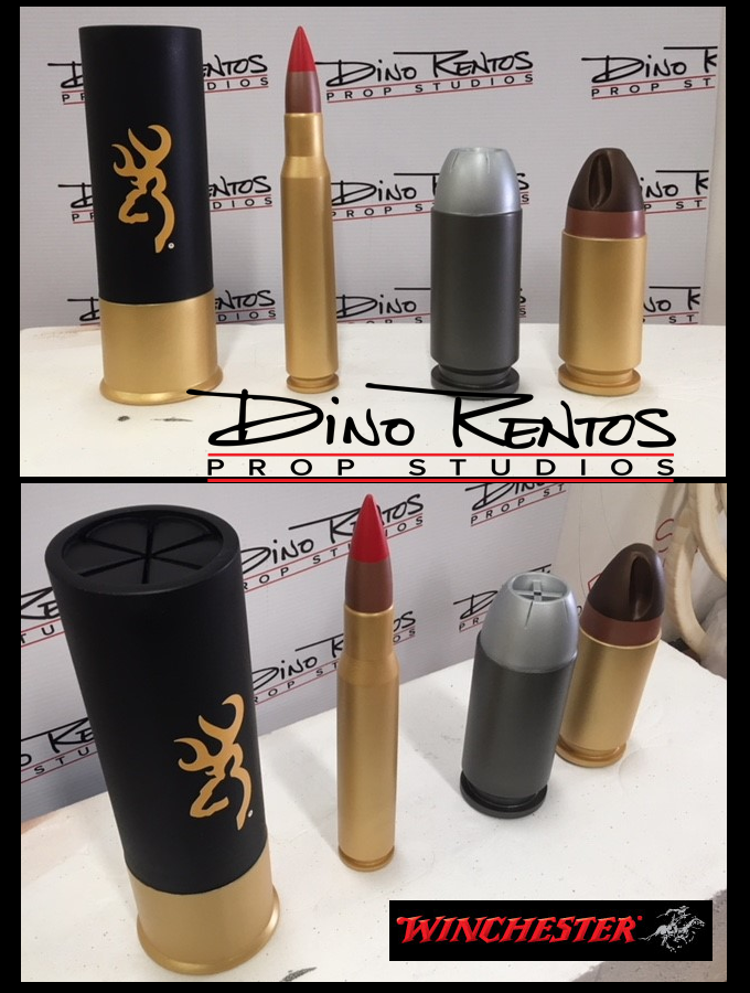 Custom Large Foam Bullet Cartridge Replica Props