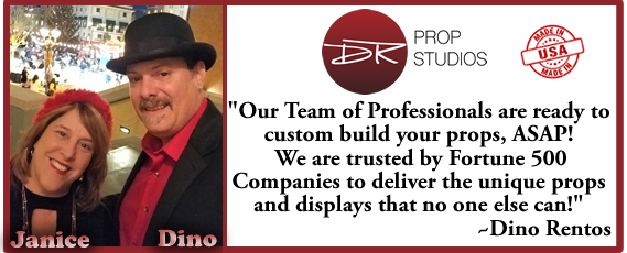 Dino Rentos Prop Studios Custom Props and Display Manufacturer 