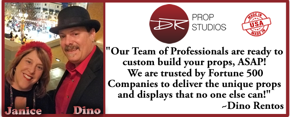 Dino Rentos Prop Studios Custom Props and Display Manufacturer