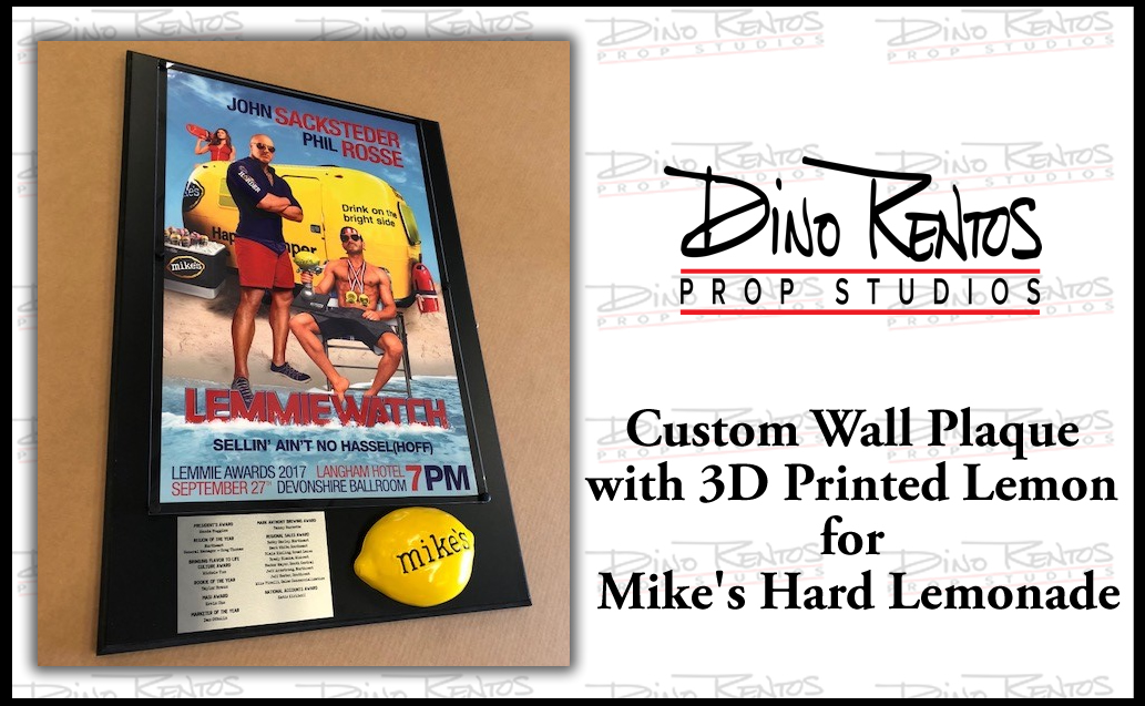 Custom Wall Plaque Award for Mike's Hard Lemonade 