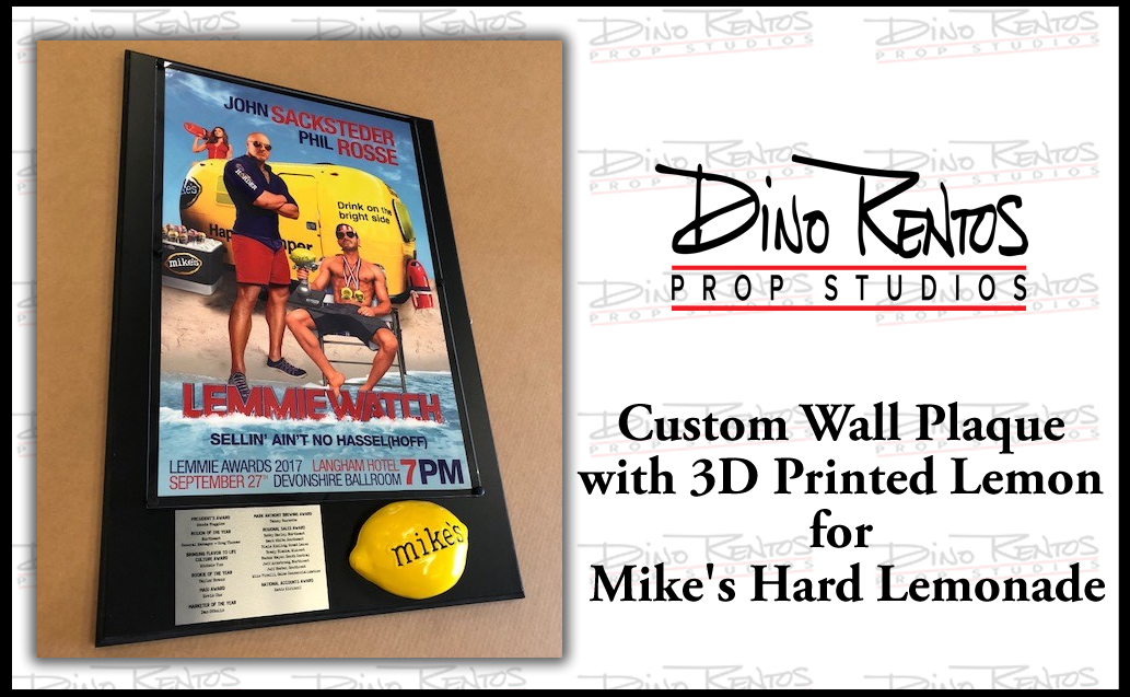 Custom Wall Plaque Award for Mike's Hard Lemonade 