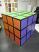3D Cardboard Rubix Cube Prop
