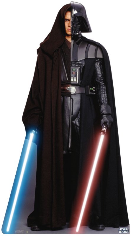 Anakin Skywalker/Darth Vader Cardboard Standee Anakin Skywalker/Darth Vader Cardboard Standee