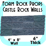 Castle Wall Rocks - Rock Wall Full - 12 Rocks