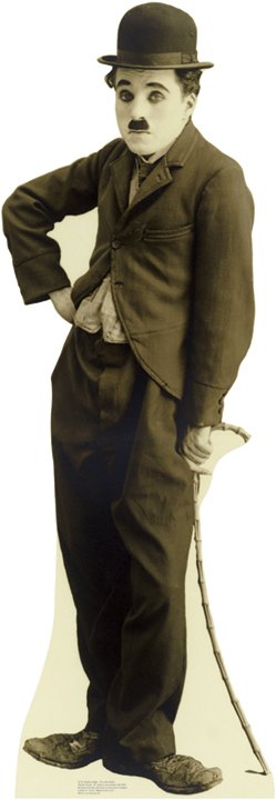 Charlie Chaplin - Little Tramp 2 Cardboard Standee Charlie Chaplin - Little Tramp 2 Cardboard Standee