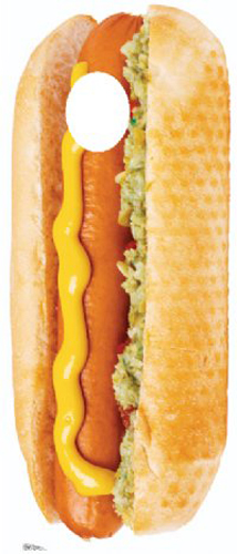 Hotdog Cardboard Stand-in Hotdog Cardboard Stand-in