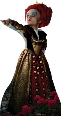 Red Queen - Alice in Wonderland Cardboard Cutout Standup Prop Red Queen - Alice in Wonderland Cardboard Cutout Standup Prop