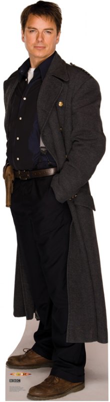 Capt. Jack Harkness - Doctor Who Cardboard Cutout Standup Prop Capt. Jack Harkness - Doctor Who Cardboard Cutout Standup Prop