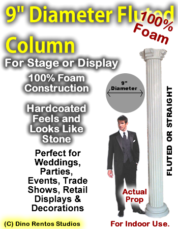 Foam Column Prop 9" Diameter Foam Column Prop 9" Diameter