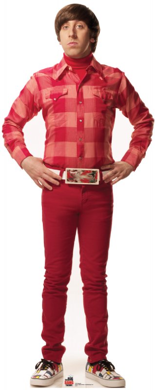 Howard - The Big Bang Theory Cardboard Cutout Standup Prop Howard - The Big Bang Theory Cardboard Cutout Standup Prop