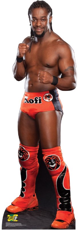 Kofi Kingston - WWE Cardboard Cutout Standup Prop Kofi Kingston - WWE Cardboard Cutout Standup Prop