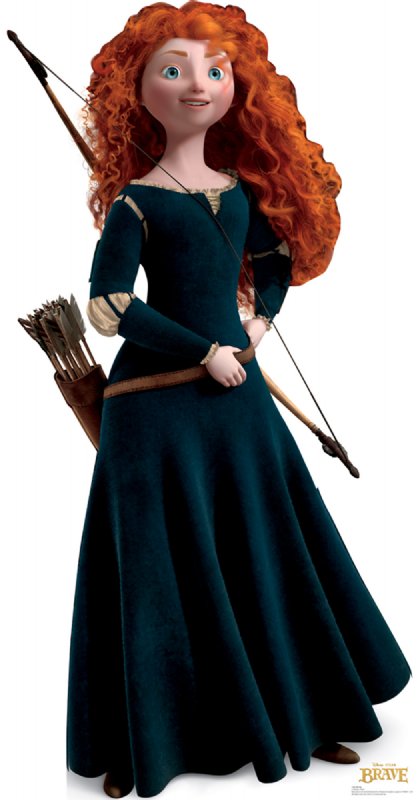 Merida - BRAVE Cardboard Cutout Standup Prop