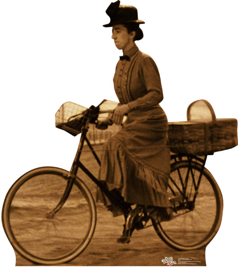 Miss Gulch on Bike - The Wizard of Oz Cardboard Cutout Standup Prop Miss Gulch on Bike - The Wizard of Oz Cardboard Cutout Standup Prop