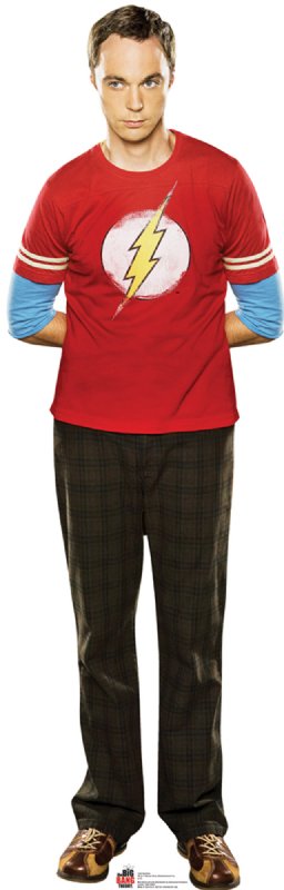 Sheldon 2 - The Big Bang Theory Cardboard Cutout Standup Prop Sheldon 2 - The Big Bang Theory Cardboard Cutout Standup Prop