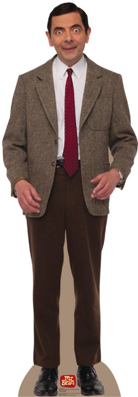 Mr. Bean Cardboard Cutout Standup Prop