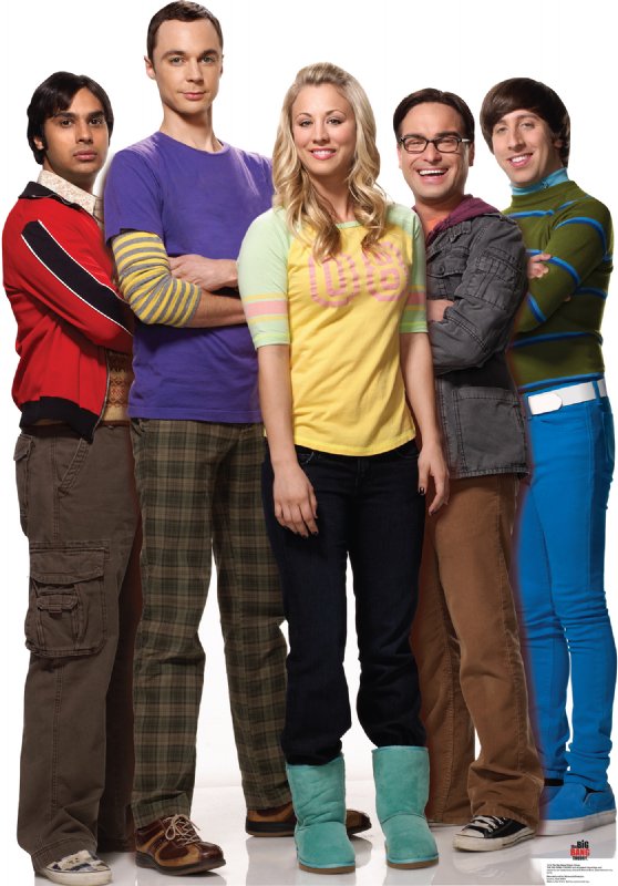 Group (Raj, Sheldon, Penny, Leonard, Howard) - The Big Bang Theory Cardboard Cutout Standup Prop Group (Raj, Sheldon, Penny, Leonard, Howard) - The Big Bang Theory Cardboard Cutout Standup Prop