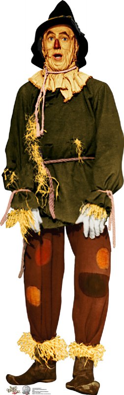 Scarecrow - 75th Anniversary - The Wizard of Oz Cardboard Cutout Standup Prop Scarecrow - 75th Anniversary - The Wizard of Oz Cardboard Cutout Standup Prop