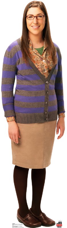 Amy - The Big Bang Theory Cardboard Cutout Standup Prop Amy - The Big Bang Theory Cardboard Cutout Standup Prop