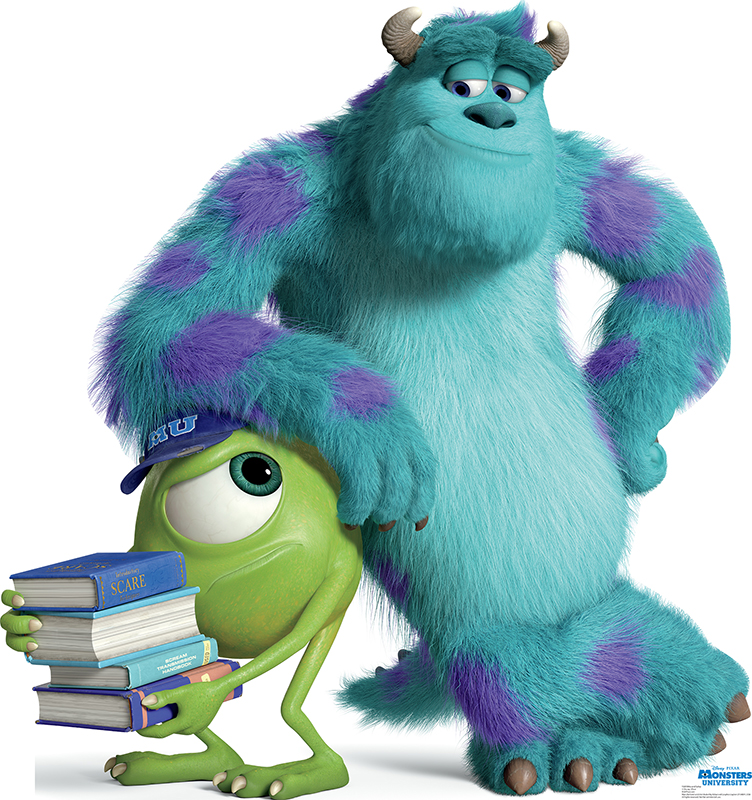 Mike and Sulley - Monsters University Cardboard Cutout Standup Prop Mike and Sulley - Monsters University Cardboard Cutout Standup Prop