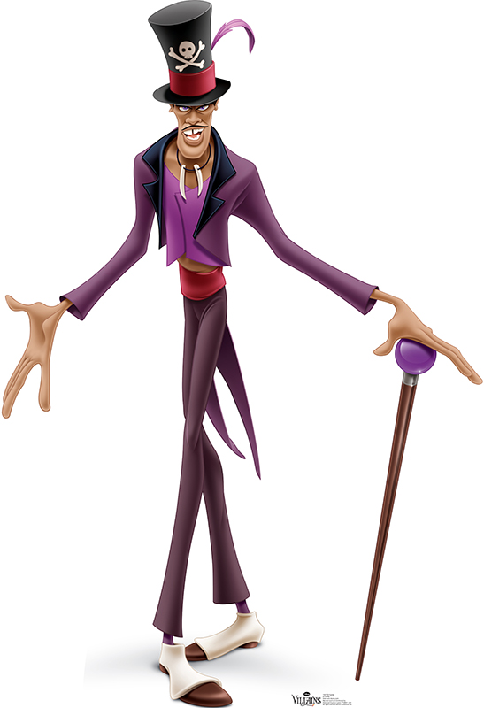 Doctor Facilier - Disney Villain Cardboard Cutout Standup Prop Doctor Facilier - Disney Villain Cardboard Cutout Standup Prop
