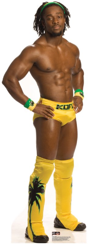 Kofi Kingston 2 - WWE Cardboard Cutout Standup Prop