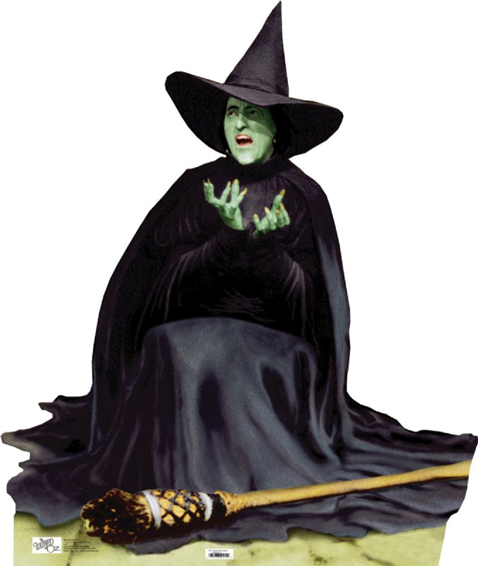 The Wicked Witch of the West Melting - The Wizard of Oz Cardboard Cutout Standup Prop The Wicked Witch of the West Melting - The Wizard of Oz Cardboard Cutout Standup Prop