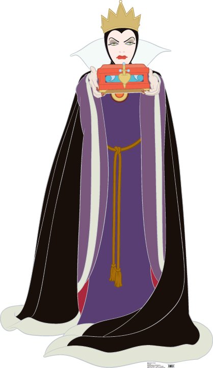 Evil Queen - Disney Villain Cardboard Cutout Standup Prop Evil Queen - Disney Villain Cardboard Cutout Standup Prop