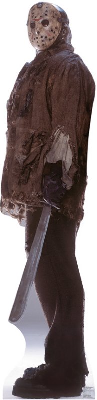 Jason - Halloween Cardboard Cutout Standup Prop Jason - Halloween Cardboard Cutout Standup Prop
