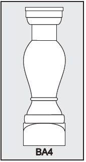 BA4 - Architectural Foam Shape - Baluster BA4 - Architectural Foam Shape - Baluster