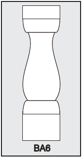 BA6 - Architectural Foam Shape - Baluster BA6 - Architectural Foam Shape - Baluster