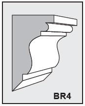 BR4 - Architectural Foam Shape - Bracket BR4 - Architectural Foam Shape - Bracket