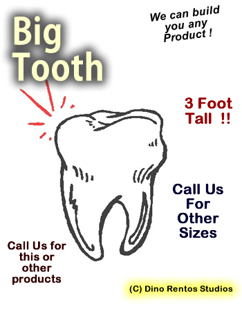 Big Tooth Foam Prop Big Tooth Foam Prop