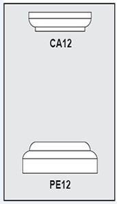 CA12-PE12 - Architectural Foam Shape - Capital & Pedestal CA12-PE12 - Architectural Foam Shape - Capital & Pedestal