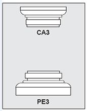 CA3-PE3 - Architectural Foam Shape - Capital & Pedestal CA3-PE3 - Architectural Foam Shape - Capital & Pedestal