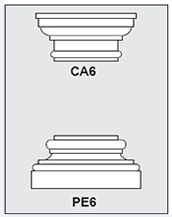 CA6-PE6 - Architectural Foam Shape - Capital & Pedestal