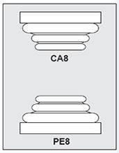 CA8-PE8 - Architectural Foam Shape - Capital & Pedestal CA8-PE8 - Architectural Foam Shape - Capital & Pedestal