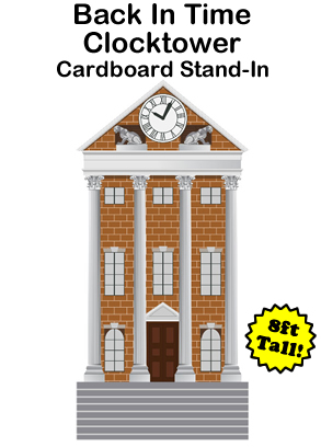 Back In Time Clocktower Cardboard Cutout Standup Prop (8 FT) Back In Time Clocktower Cardboard Cutout Standup Prop (8 FT)