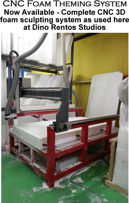 CNC Router for 3D Foam Theming - Sculptures - Props CNC Router for 3D Foam Theming - Sculptures - Props