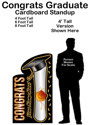 Congrats Graduate Cardboard Cutout Standup Prop Congrats Graduate Cardboard Cutout Standup Prop