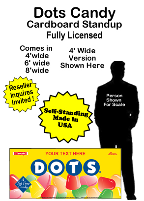 Dots Candy Cardboard Cutout Standup Prop Dots Candy Cardboard Cutout Standup Prop