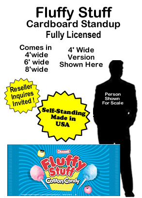 Fluffy Stuff Cardboard Cutout Standup Prop Fluffy Stuff Cardboard Cutout Standup Prop