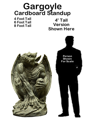 Gargoyle Cardboard Cutout Standup Prop Gargoyle Cardboard Cutout Standup Prop