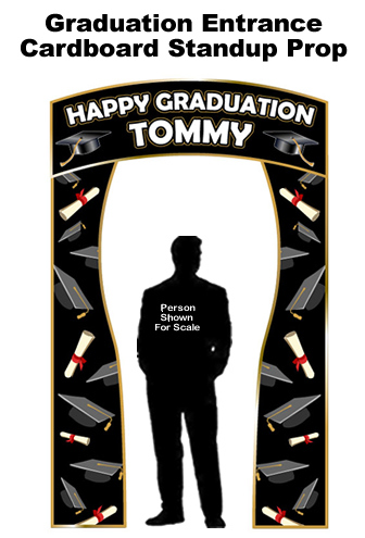  Graduation Entrance Cardboard Standup Prop