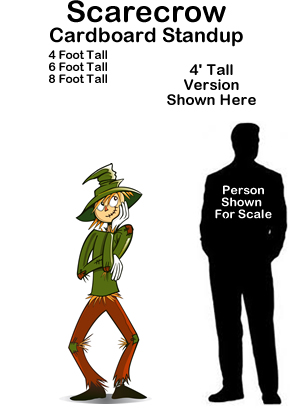 Scarecrow - Wizard of Oz Cardboard Cutout Standup Prop Scarecrow - Wizard of Oz Cardboard Cutout Standup Prop