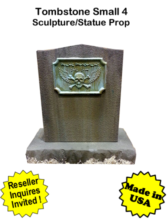 Tombstone Small 4 Sculpture Statue Prop Tombstone Small 4 Sculpture Statue Prop