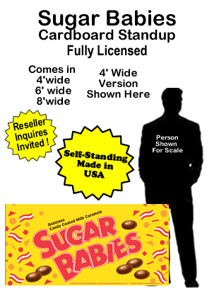 Sugar Babies Cardboard Cutout Standup Prop Sugar Babies Cardboard Cutout Standup Prop