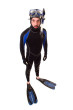 Diver Cardboard Cutout Standup Prop Diver Cardboard Cutout Standup Prop
